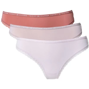 3PACK women's thong Tommy Hilfiger multicolored (UW0UW02824 0TG)