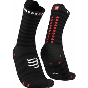 Compressport Pro Racing Socks v4.0 Ultralight Run High Black/Red T2