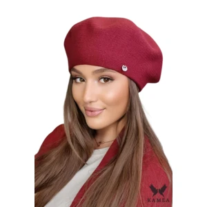 Dámský baret Kamea Kamea_Beret_K.22.036.15_Claret