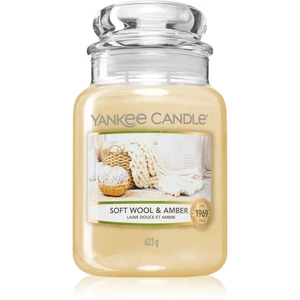 Yankee Candle Soft Wool & Amber świeca zapachowa 623 g