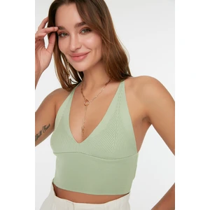 Trendyol Blouse - Green - Fitted