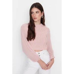 Trendyol Sweater - Pink - Regular fit