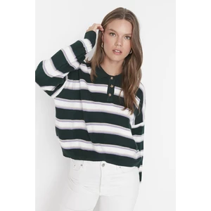 Trendyol Sweater - Green - Regular fit