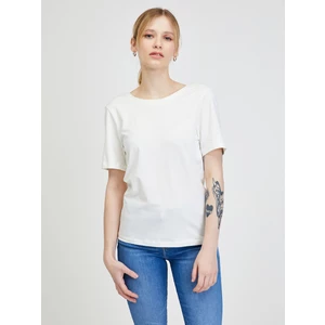 Bílé basic tričko VERO MODA Sienna - Dámské