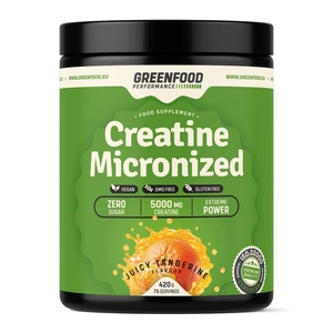 GreenFood Performance Creatine Juicy tangerin 420g