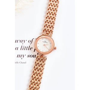 Giorgio & Dario women's watch with zirconia on the dial rose gold
