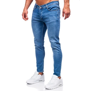 Tmavě modré pánské džíny slim fit Bolf R922