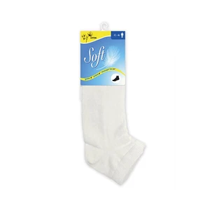 Soft Pánské ponožky se zdravotním lemem nízké - bílé 43 - 46