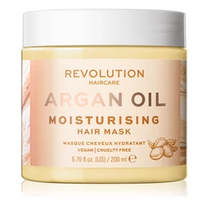 Revolution Haircare Hair Mask Argan Oil intenzivně hydratační a výživná maska na vlasy 200 ml
