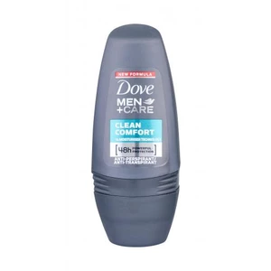 Dove Men + Care Clean Comfort 48h 50 ml antiperspirant pre mužov bez alkoholu; roll-on