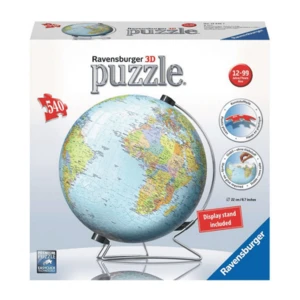 3D Puzzle Ravensburger Globus anglický (zeměkoule) - 540 dílků