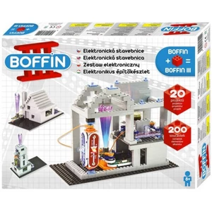 Boffin III. BRICKS 20 projektů 200 součástek na baterie elektronická STAVEBNICE