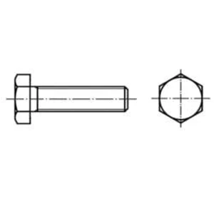 Šestihranné šrouby TOOLCRAFT 1064125, N/A, M10, 130 mm, nerezová ocel, 1 ks