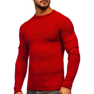 Červený pánský svetr Bolf 4623