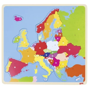 Goki Puzzle na desce Evropa