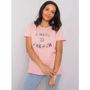 Dusty pink t-shirt with Elani inscription