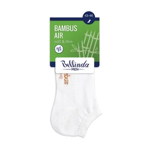 Bellinda 
BAMBUS AIR IN-SHOE SOCKS - Krátke pánske bambusové ponožky - sivá