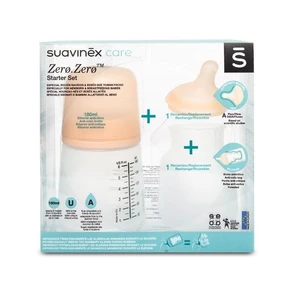 Suavinex Zero Zero Starter Set dárková sada A Adaptable Flow 0 m+(pro děti od narození)