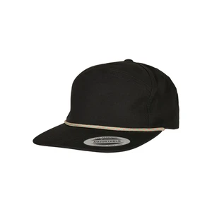 Color Braid Jockey Cap Black