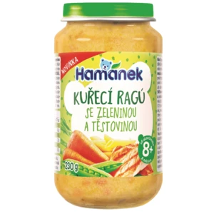 Hamánek Kuřecí ragú se zeleninou a těstovinou 230g