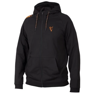 Fox mikina collection orange black lightweight hoodie-velikost s