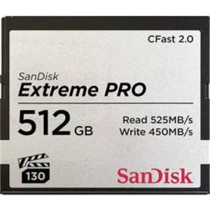 Sandisk Compact Flash Extreme Pro CFast 2.0 512GB-rychlost 525/450 MB/s (SDCFSP-512G-G46D)