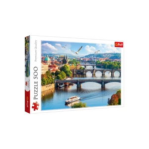 Puzzle Pražské mosty, Česká republika -- 500 dílků [Puzzle]