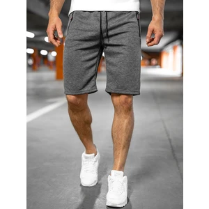 Pantaloni scurți de trening grafit bărbați Bolf JX132