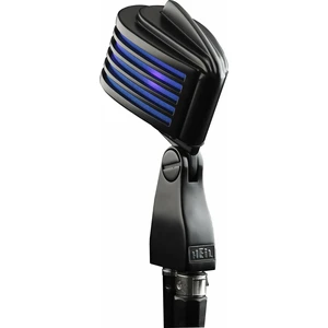 Heil Sound The Fin Black Body Blue LED Microfon Retro