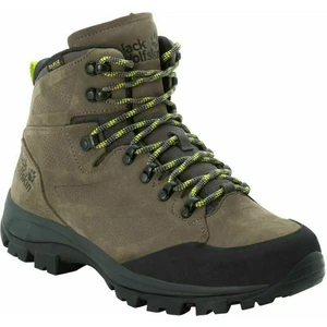 Jack Wolfskin Scarpe outdoor da uomo Rebellion Texapore Mid M Khaki/Phantom 40,5
