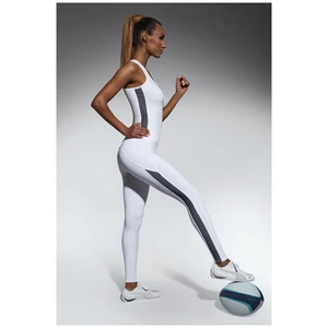 Bas Bleu Sports leggings IMAGINE with decorative mesh stripes