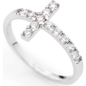 Amen Originální stříbrný prsten se zirkony Rosary ACOBB 56 mm