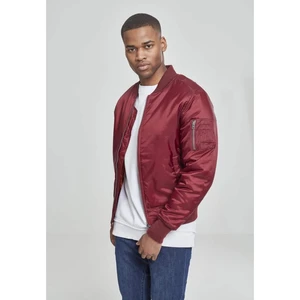 Basic Bomber Jacket burgundy