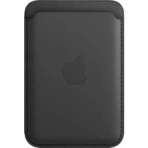 iPhone Leather Wallet with MagSafe Black