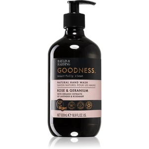 Baylis & Harding Goodness Rose & Geranium prírodné tekuté mydlo na ruky 500 ml