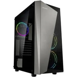 case Zalman miditower S4 Plus, ATX/mATX/Mini-ITX, bez zdroje, 3× RGB ventilátor, USB3.0, černá