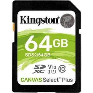 Kingston 64GB SDXC Canvas Plus Class10 UHS-I