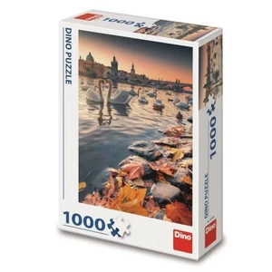 Puzzle Labutě na Vltavě 1000 dílků