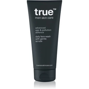 true men skin care Daily face wash with gentle scrubs exfoliační čisticí gel pro muže 200 ml