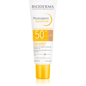 Bioderma Photoderm Aquafluid tmavý SPF 50+ opaľovací krém na tvár