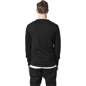 Diamond Quilt Crewneck black