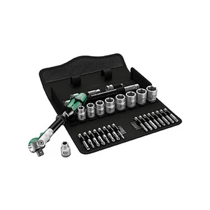 Wera 004049 Sada ráčnová Zyklop Speed 8100 SB 9, 29 d. upínací část 3/8" - coulová