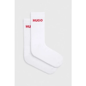 6PACK socks Hugo Boss high white