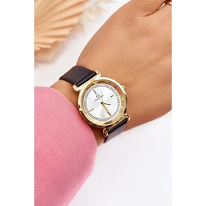 Women's leather watch Giorgio&Dario Classic Black