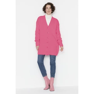 Trendyol Cardigan - Pink - Relaxed fit