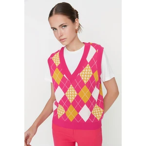 Trendyol Sweater Vest - Pink - Regular fit