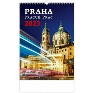 Praha/Prague/Prag 2023 - nástěnný kalendář [Kalendář nástěnný]