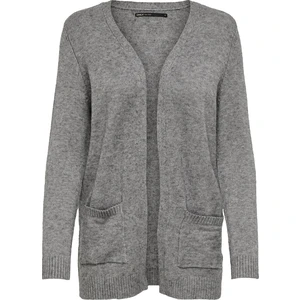ONLY Dámsky kardigan ONLLESLY 15174274 Medium Grey Melange XS