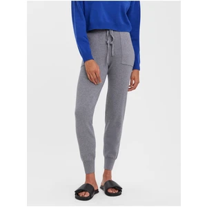 Šedé žíhané tepláky VERO MODA Nancy - Dámské