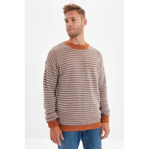 Trendyol Sweater - Brown - Regular fit